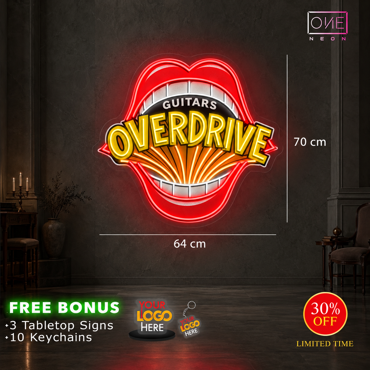 OVERDRIVE | LED Neon Sign