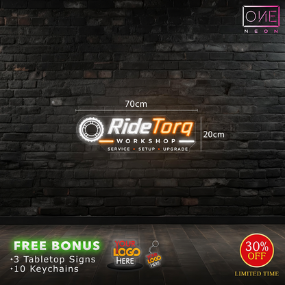 RIDE TORQ WORKSHOP | LED Neon Sign