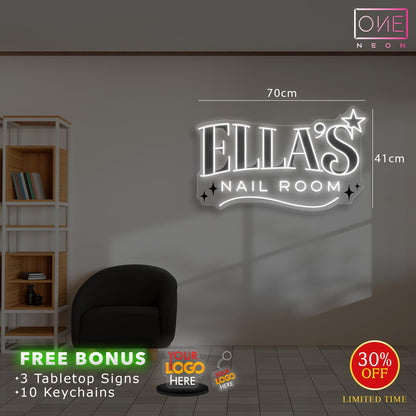 ELLA'S NAIL ROOM | LED Neon Sign