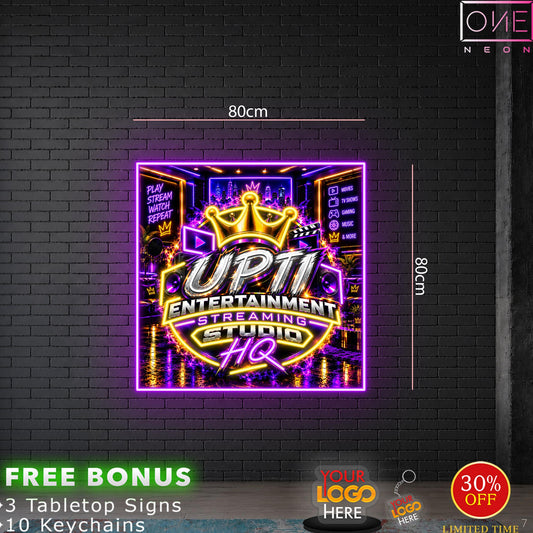 UPTI ENTERTAINERMENT | LED Neon Sign