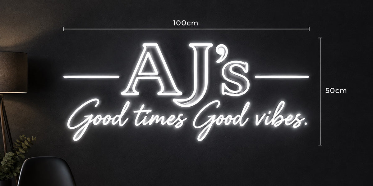 AJ'S | LED Neon Sign