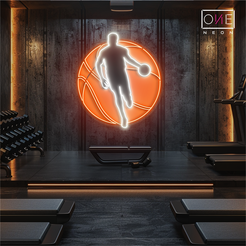 Led Basketball. Sign Basketball Artwork Led Neon Sign – ONE Neon™ Sign - GB