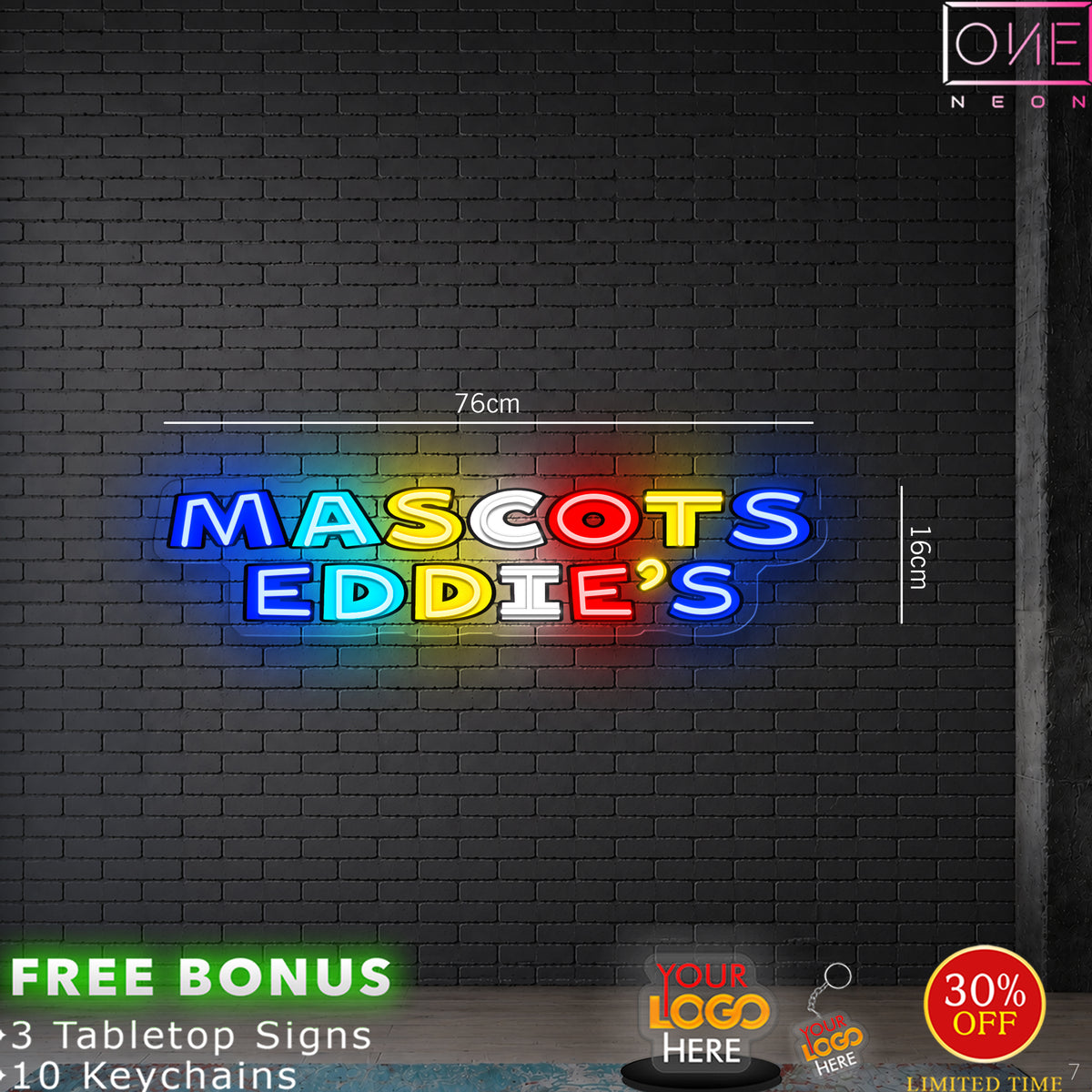 Mascots Eddies | Led Neon Sign