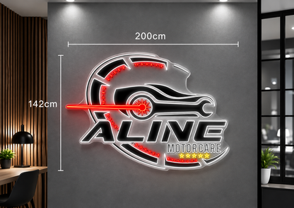 ALINE MOTORCARE| LED Neon Sign (waterproof)