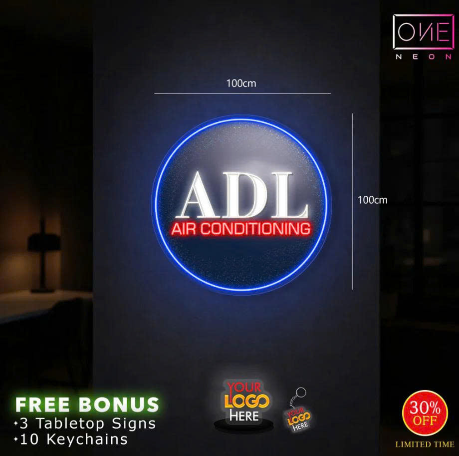 ADL Air Conditioning | LED Neon Sign