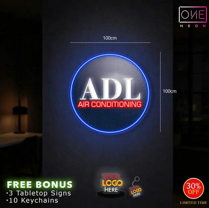ADL Air Conditioning | LED Neon Sign