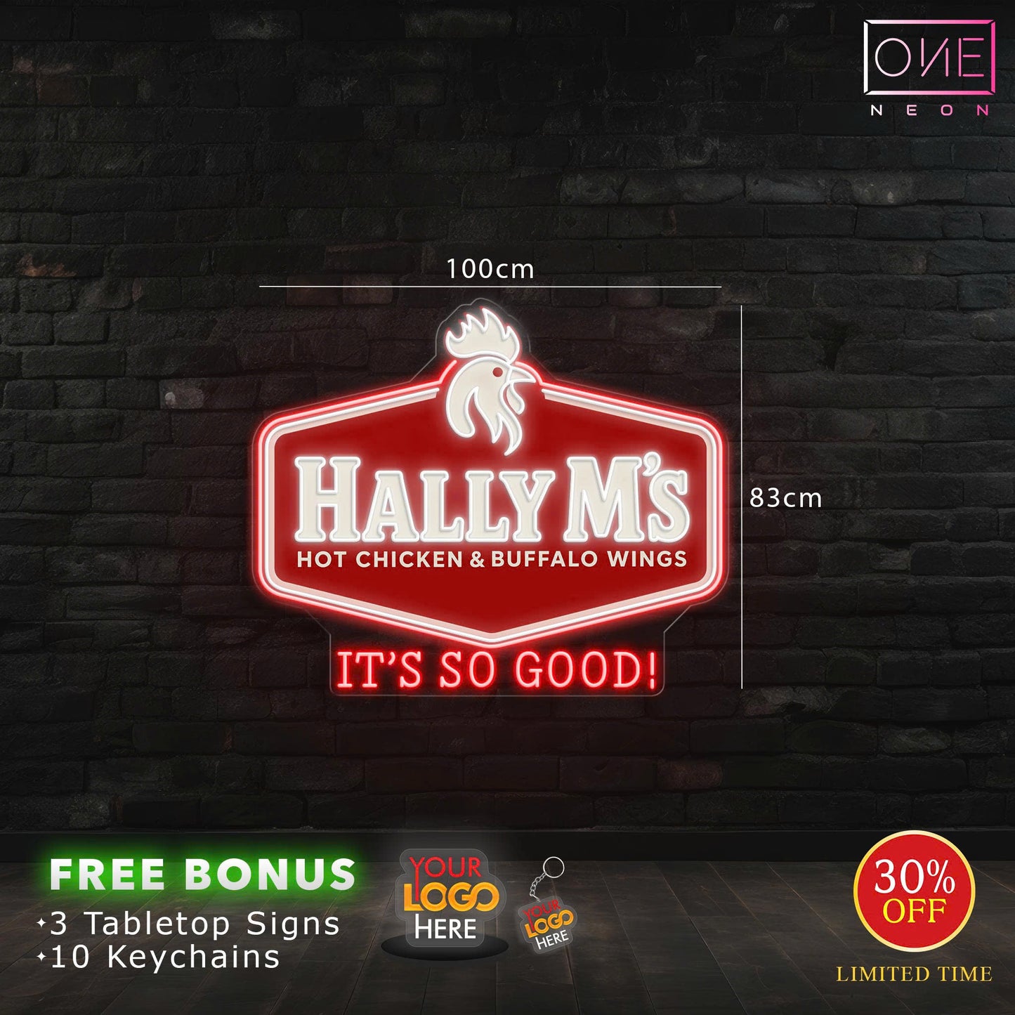 Hally M's | LED Neon Sign ( 7 signs)