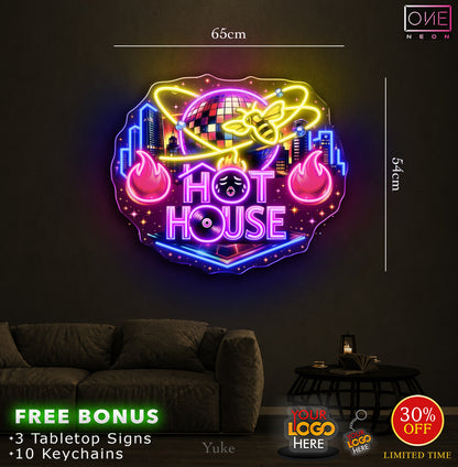 HOT HOUSE | LED Neon Sign