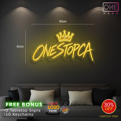 ONESTOPCA| LED Neon Sign ( 2 SIGNS )