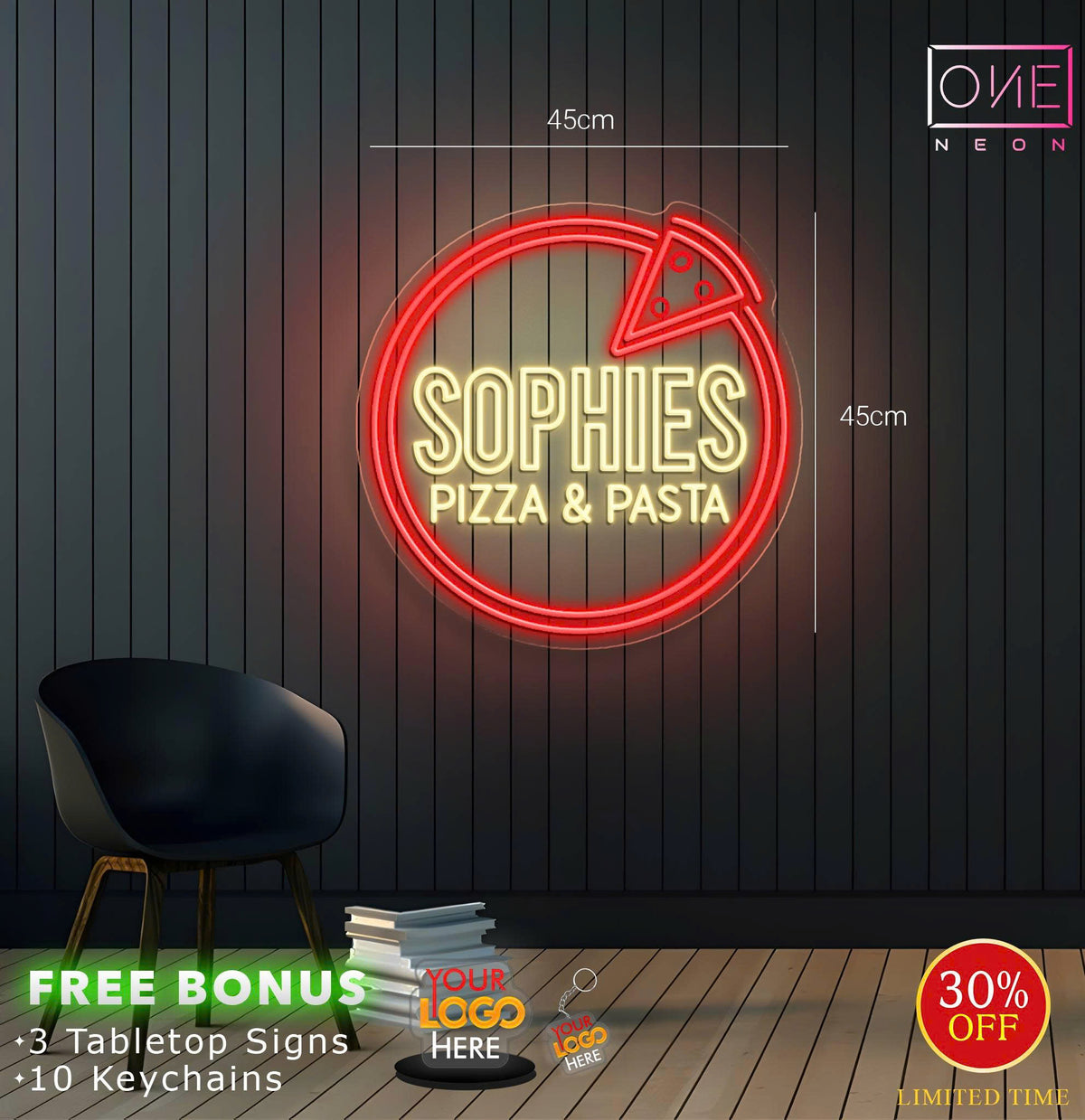 SOPHIES | LED Neon Sign (2 signs)