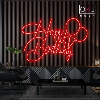 Happy Birthday Led Neon Sign