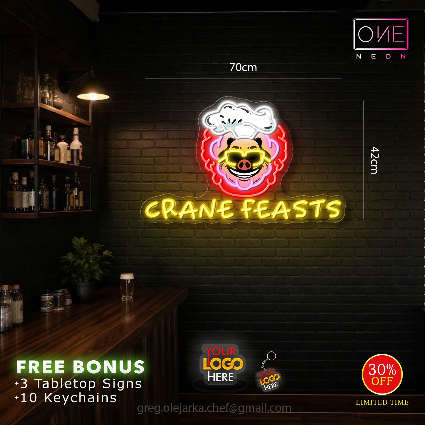 CRANE FEASTS | LED Neon Sign