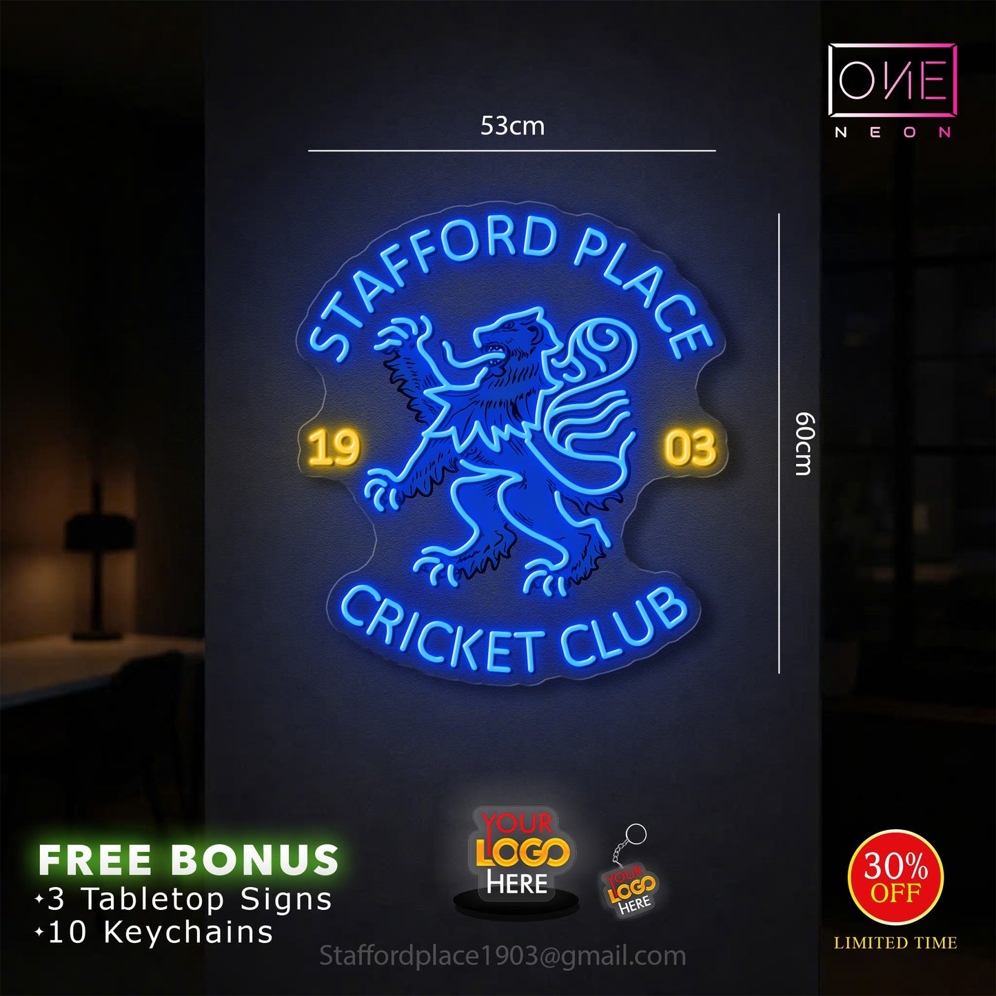 STAFFORD PLACE  | LED Neon Sign