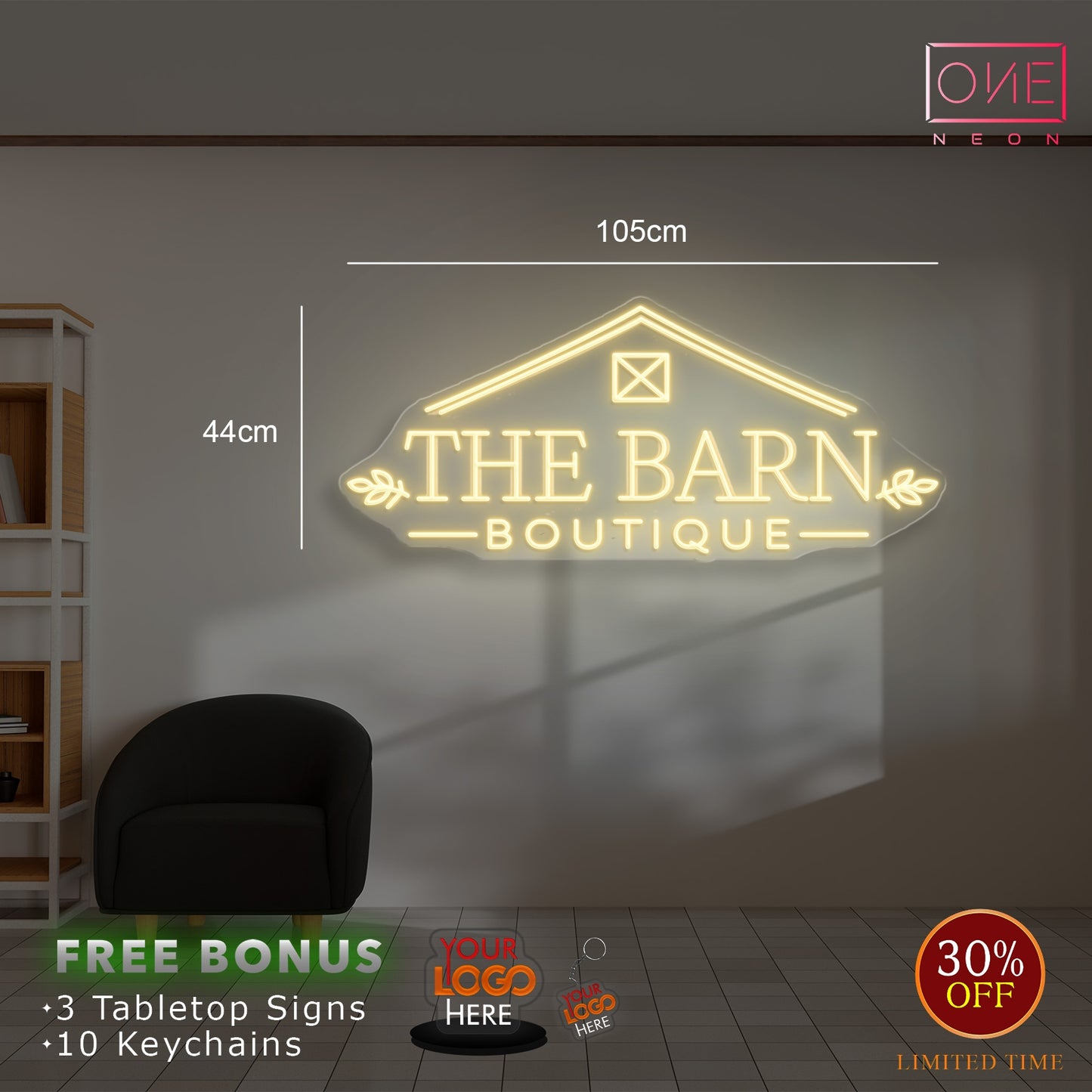 THE BARN BOUTIQUE | LED Neon Sign