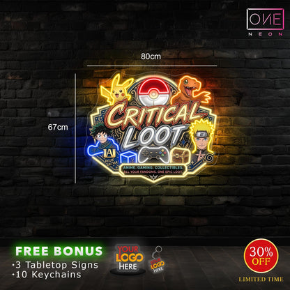 CRITICAL LOOT | LED Neon Sign