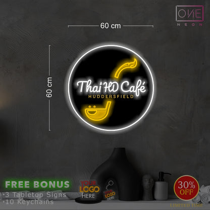 THAI HD CAFE | LED Neon Sign (waterproof)