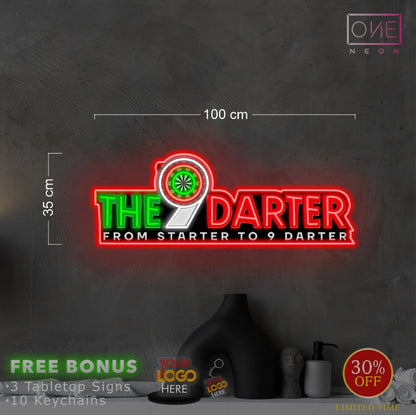 THE 9 DARTER | LED Neon Sign