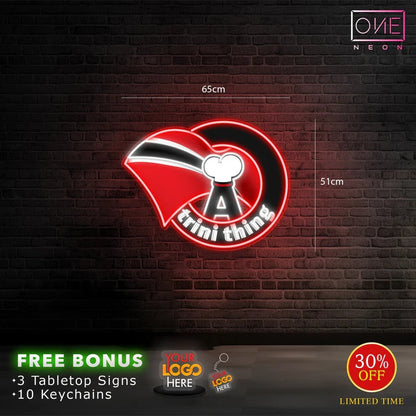 TRINI THING + MENU | LED Neon Sign + Acrylic sign