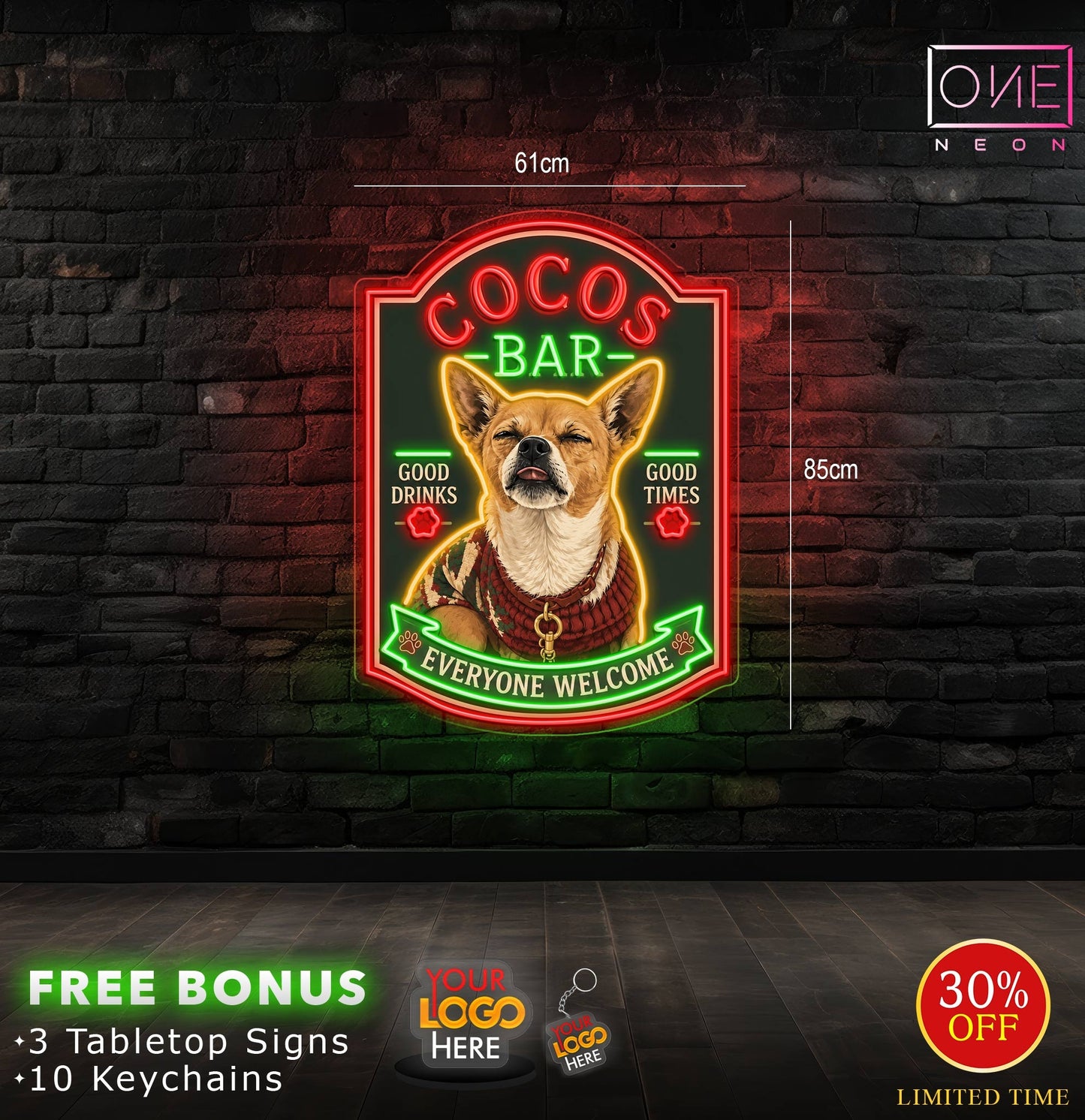 COCOS BAR | LED Neon Sign