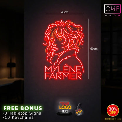 MYLENE FARMER | LED Neon Sign