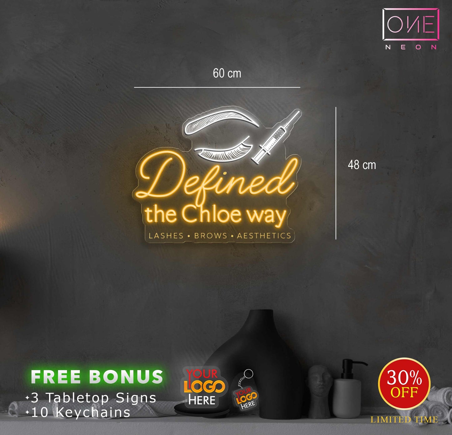 DEFINED THE CHLOE WAY | LED Neon Sign