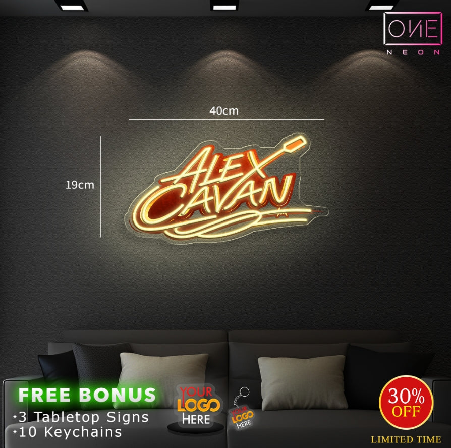 ALEX CAVAN| LED Neon Sign