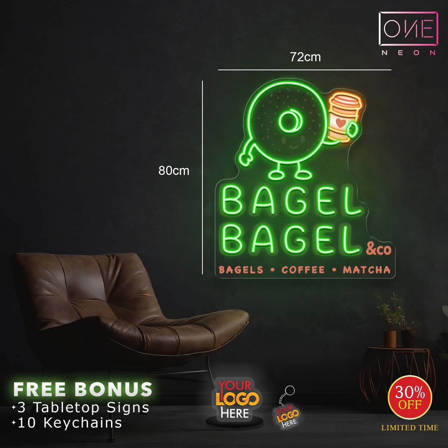 Custom signs | LED Neon Sign (3 signs)