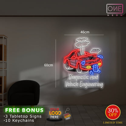 Diagnostic And Vehicle Engineering | LED Neon Sign