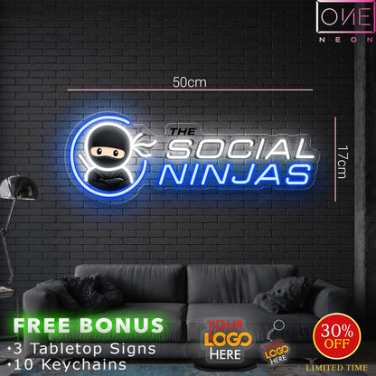 THE SOCIAL NINJAS | LED Neon Sign