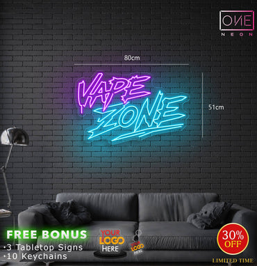 VAPE ZONE & SOPHIES | LED Neon Sign (2 signs)