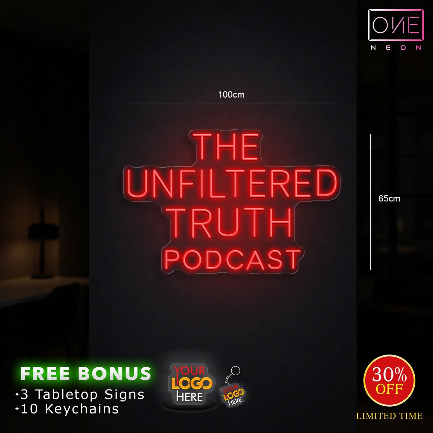 THE UNFILTERED TRUTH PODCAST | LED Neon Sign