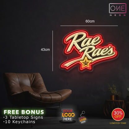 Rae Rae's | LED Neon Sign