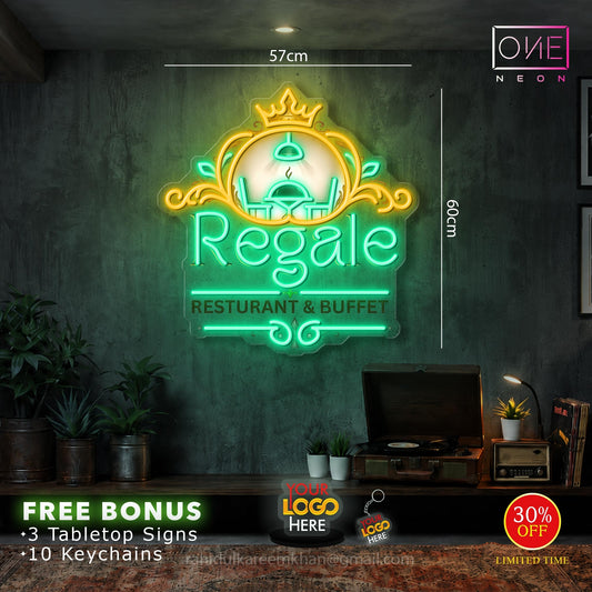 Regale logo | LED Neon Sign