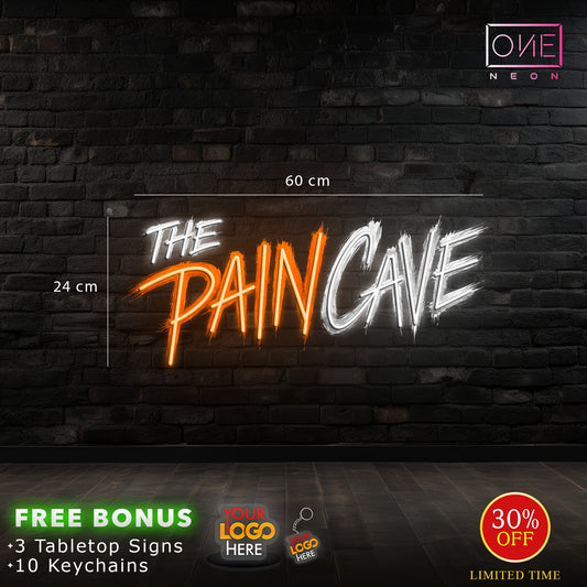 THE PAIN CAVE | LED Neon Sign