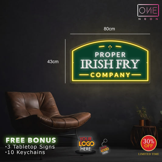 PROPER IRISH FRY COMPANY| LED Neon Sign