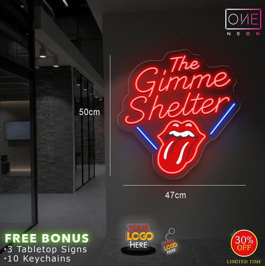 THE GIMME SHELTER | LED Neon Sign