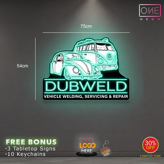 DUBWELD logo | LED Neon Sign
