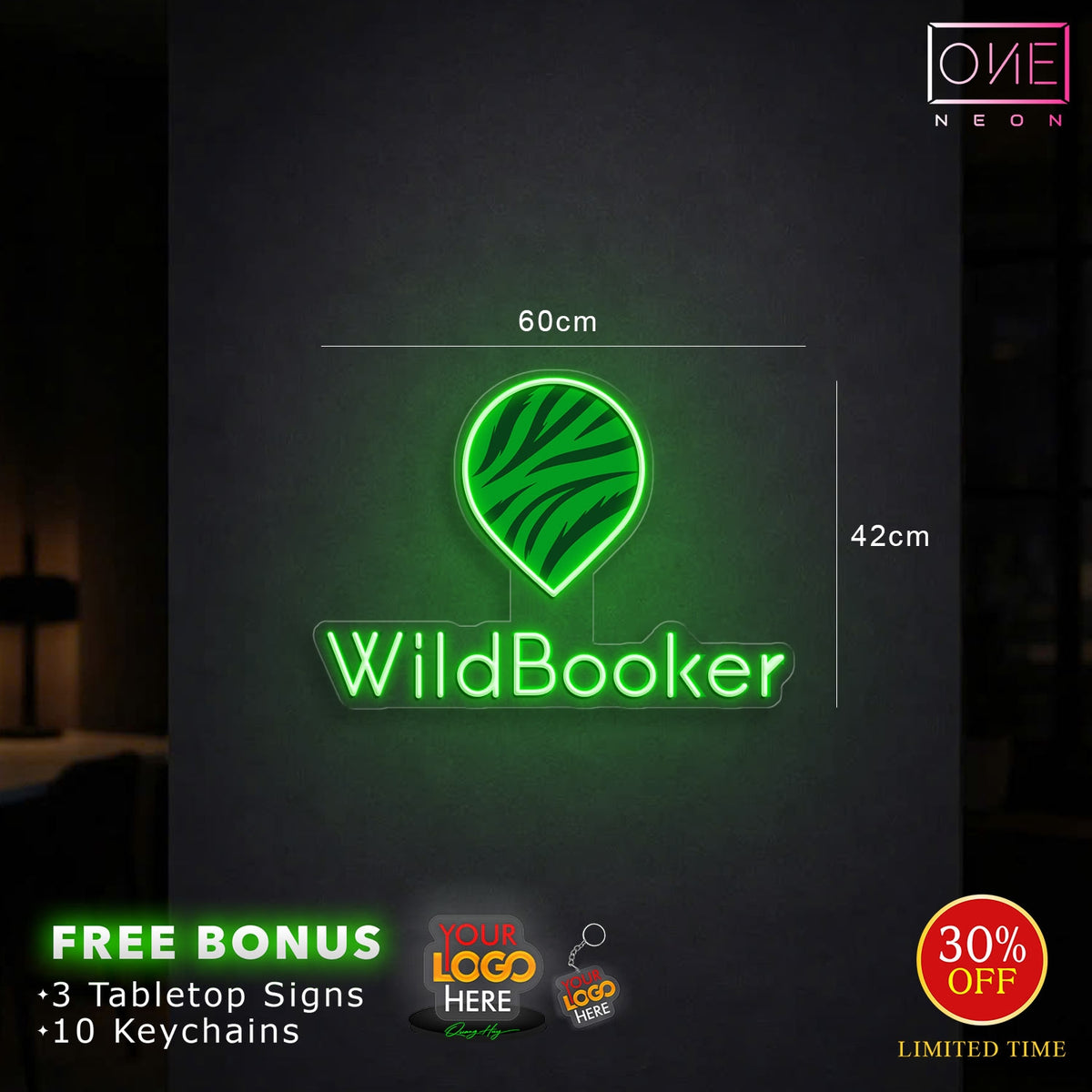 WILDBOOKER | LED Neon Sign