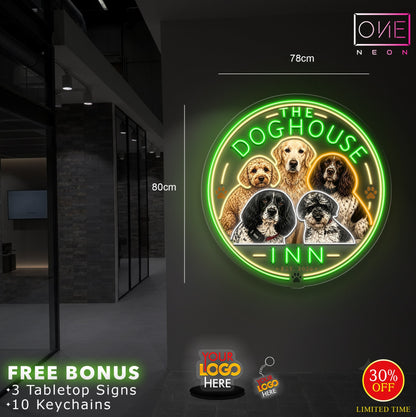 THE DOG HOUSE INN | LED Neon Sign (waterproof)