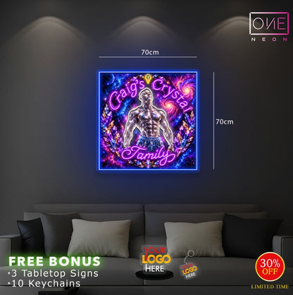 Craig's Crystal Family | LED Neon Sign