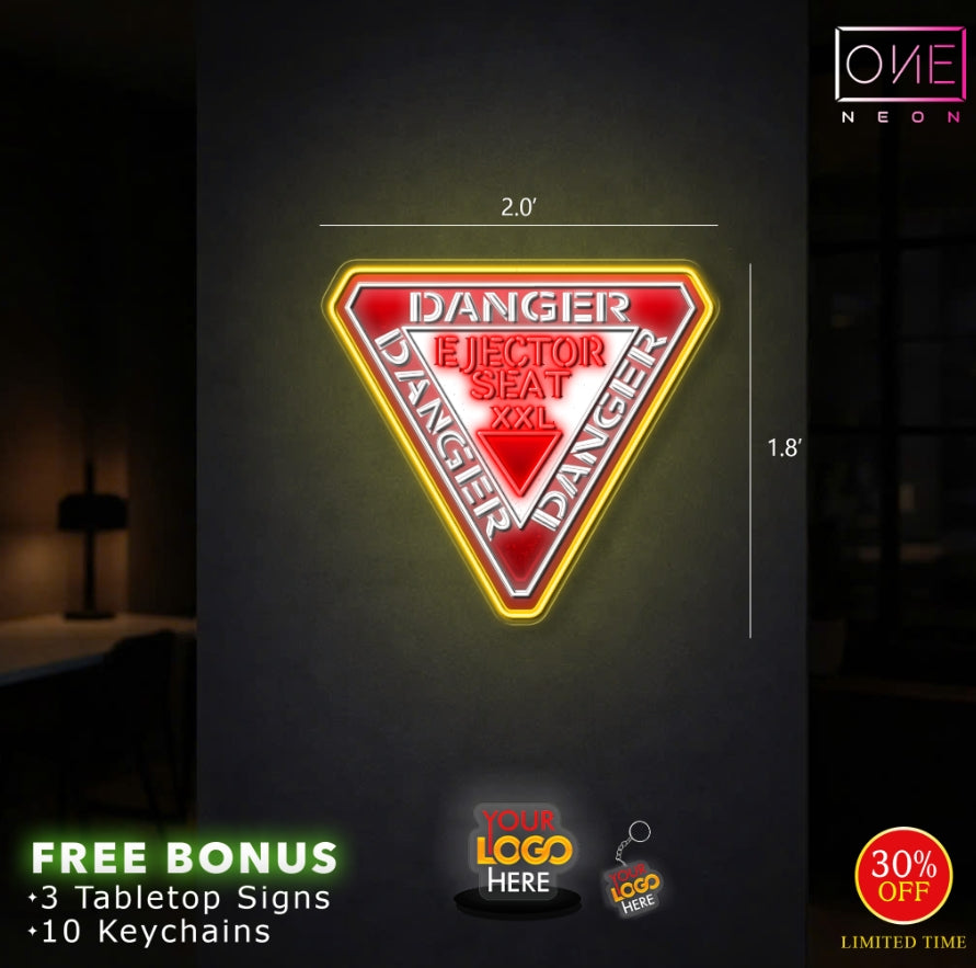 EJECTOR SEAT logo | LED Neon Sign