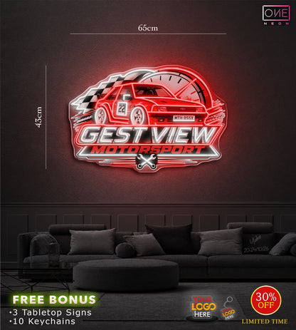 GEST VIEW MOTORSPORT | LED Neon Sign