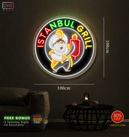 INSTANBUL GRILL | LED Neon Sign (
