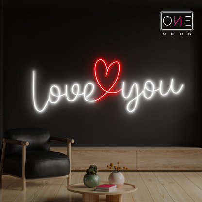 Love You Led Neon Sign