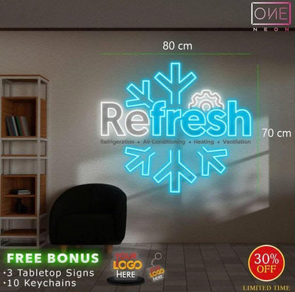 Refresh | LED Neon Sign