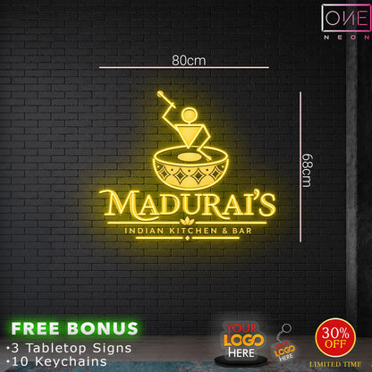 MADURAI'S | LED Neon Sign (Express Shipping)