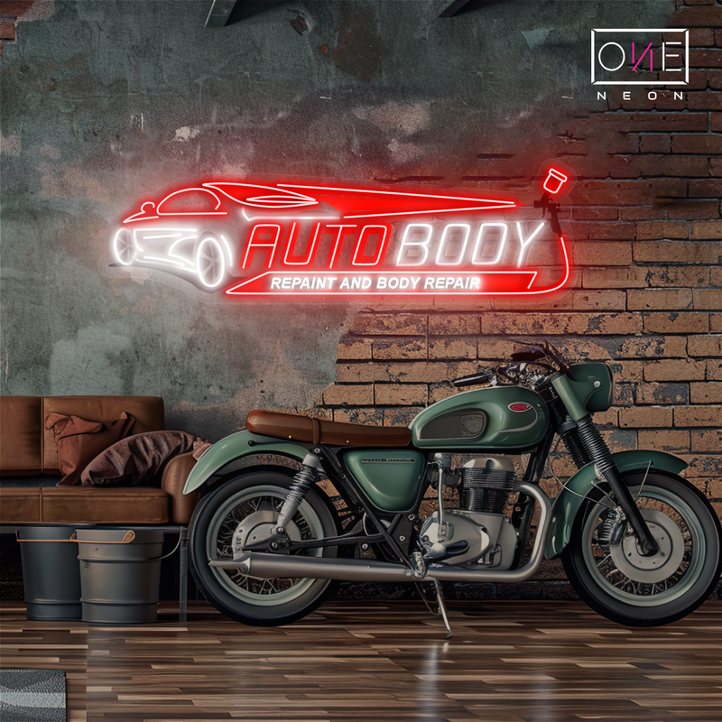 Auto Body Artwork Led Neon Sign – ONE Neon™ Sign - GB
