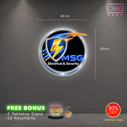 MSG logo | LED Neon Sign (2 signs)