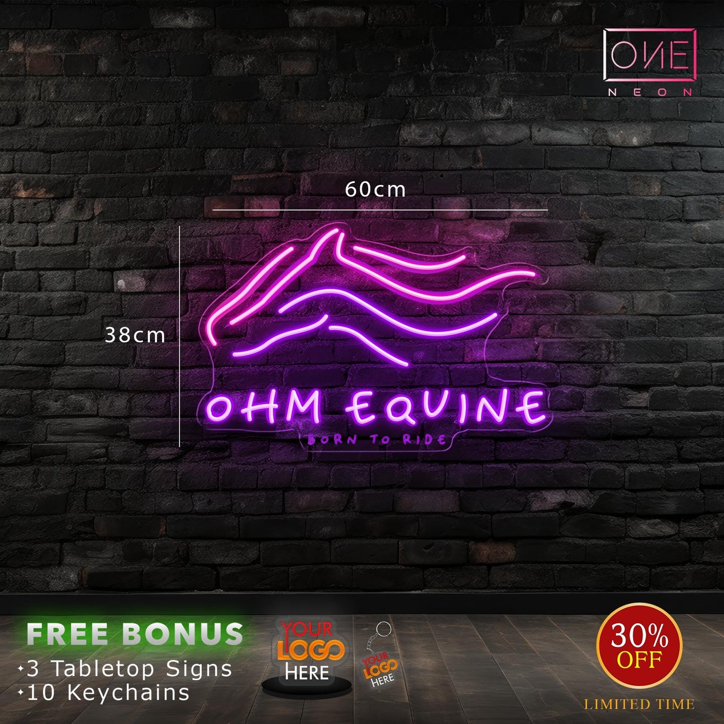 OHM EQUINE | LED Neon Sign