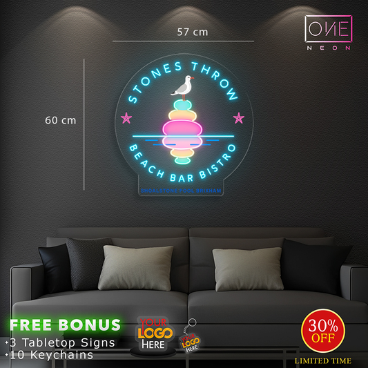 Carlos ( keychains and tabletops)  | LED Neon Sign